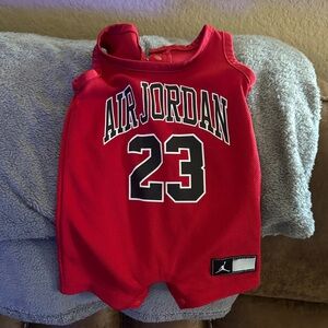 Jordan Red Air Jordan 23 Kids Bodysuit
